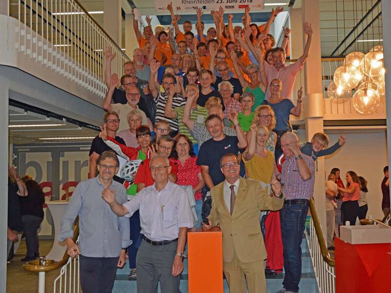 Stadtradeln 2018: Siegerehrung im Rathaus
