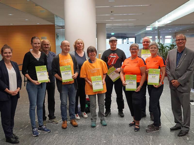 Stadtradeln 2022: Ehrung der fleißigsten Radlerinnen und Radler 