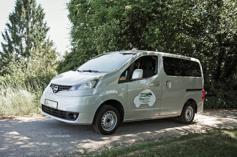 Das Fahrzeug "BürgerMobil", das zukünftig für den Sozialen Fahrdienst zum Einsatz kommen soll. 