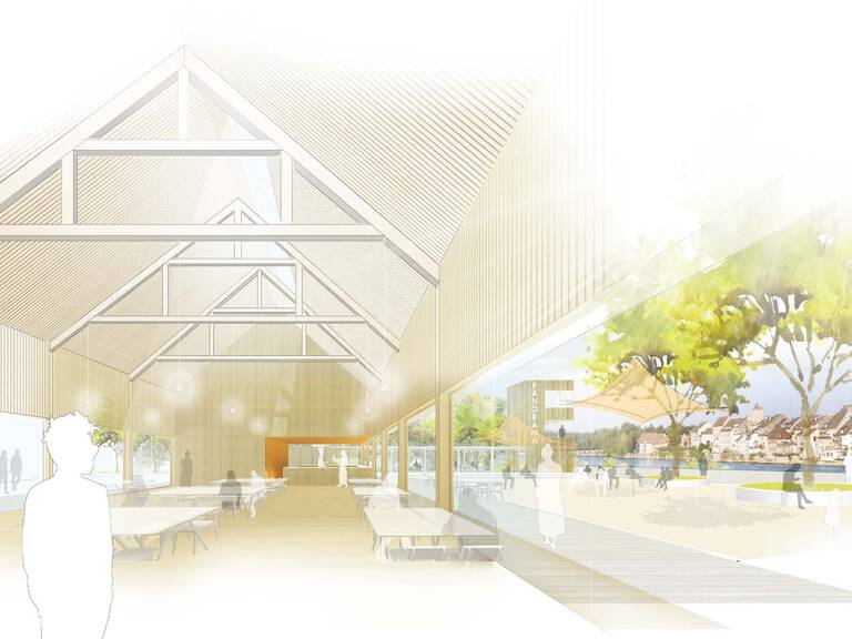 Visualisierung des Rheinpavillons
