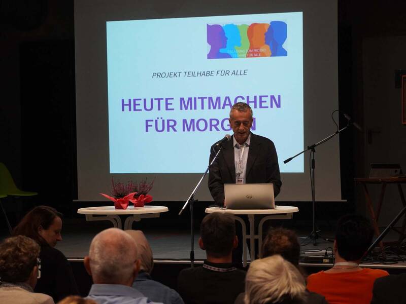 Veranstaltung „Heute mitmachen für morgen“ im Rahmen des Konzepts "Teilhabe für alle"