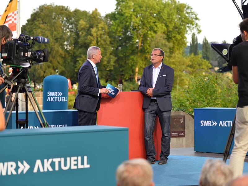 Oberbürgermeister Eberhardt im Interview mit SWR Aktuell