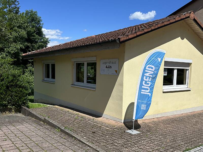 Gebäude des Jugendtreffs 4us in Karsau