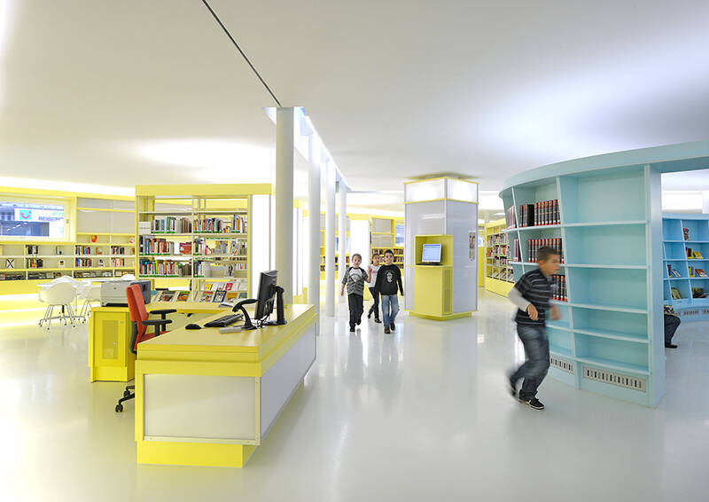 Stadtbibliothek innen