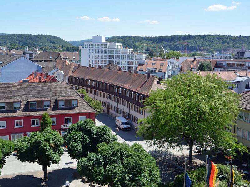 Blick in die Fußgängerzone