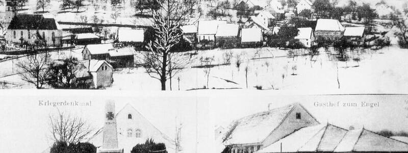 Historische Winteraufnahme Minseln