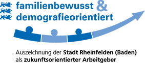 Logo famileinfreundlich & Demokrafieorientiert