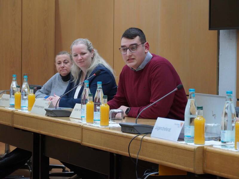 Der neuen Vorsitzende Almir Imeri gibt einen ersten Ausblick in die Tätigkeiten des neuen Gremiums. 
