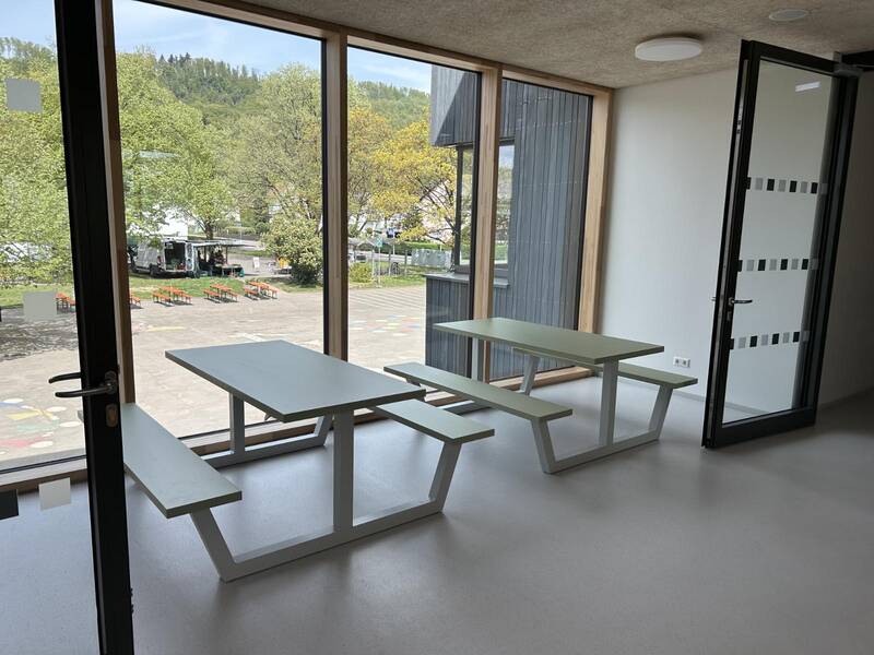 Einweihung Neubau Scheffelschule: offener Lernbereich