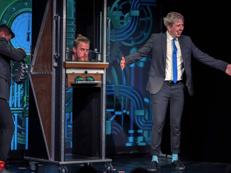 Ein Bild das wärend einer der Zaubershows aufgenommen wurde.